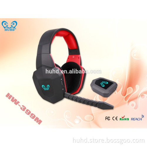 Wireless opitcal digital big earcups gaming headset LED logo light wireless headphone for ps3 ps4 Xbox one Xbox 360 PC